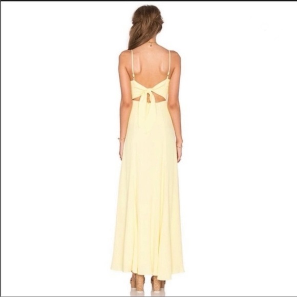 Privacy Please Levant Westerland Yellow Maxi Dress Size S - Picture 2 of 12